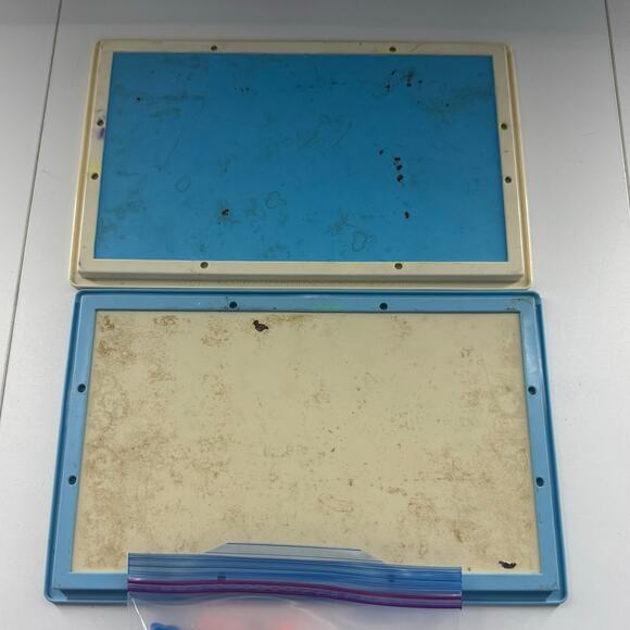 Vintage 70s Fisher Price # 673 # 674 MAGNETIC ALPHABET & NUMBER Boards (READ) - Picture 6 of 8